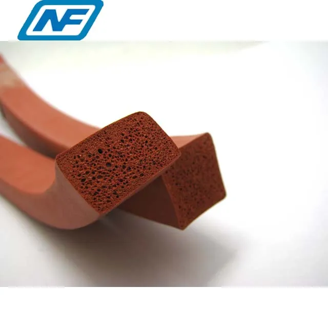silicone sponge foam with 3M adhesive rubber seal strip