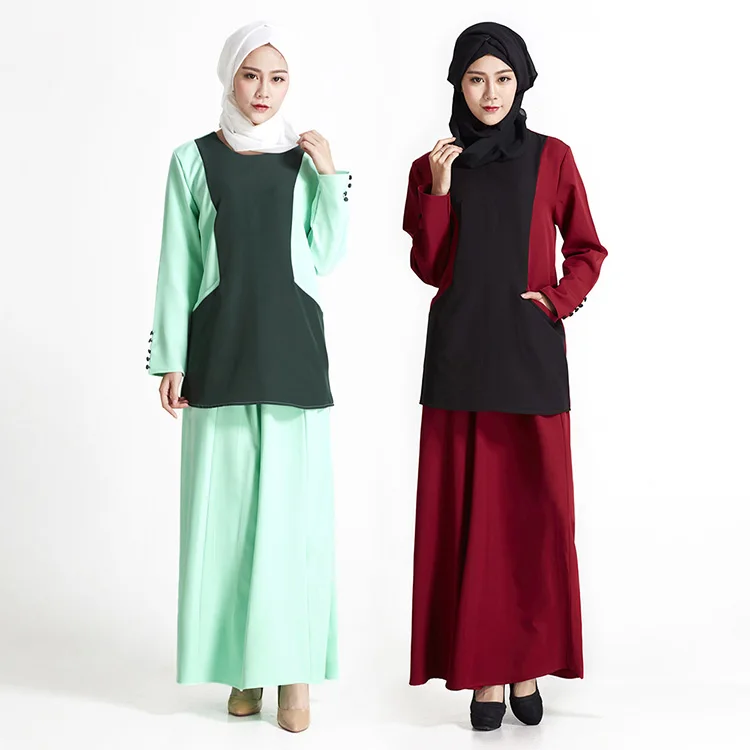 Новый стиль этническая мусульманин абая турецкий хиджаб кафтан платье