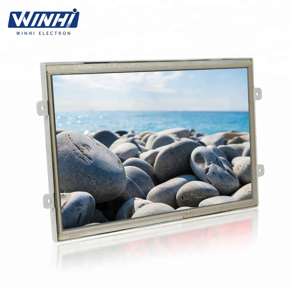 10.1inch lcd monitor restaurant USB SD panel display TV with memory card slot advertising player