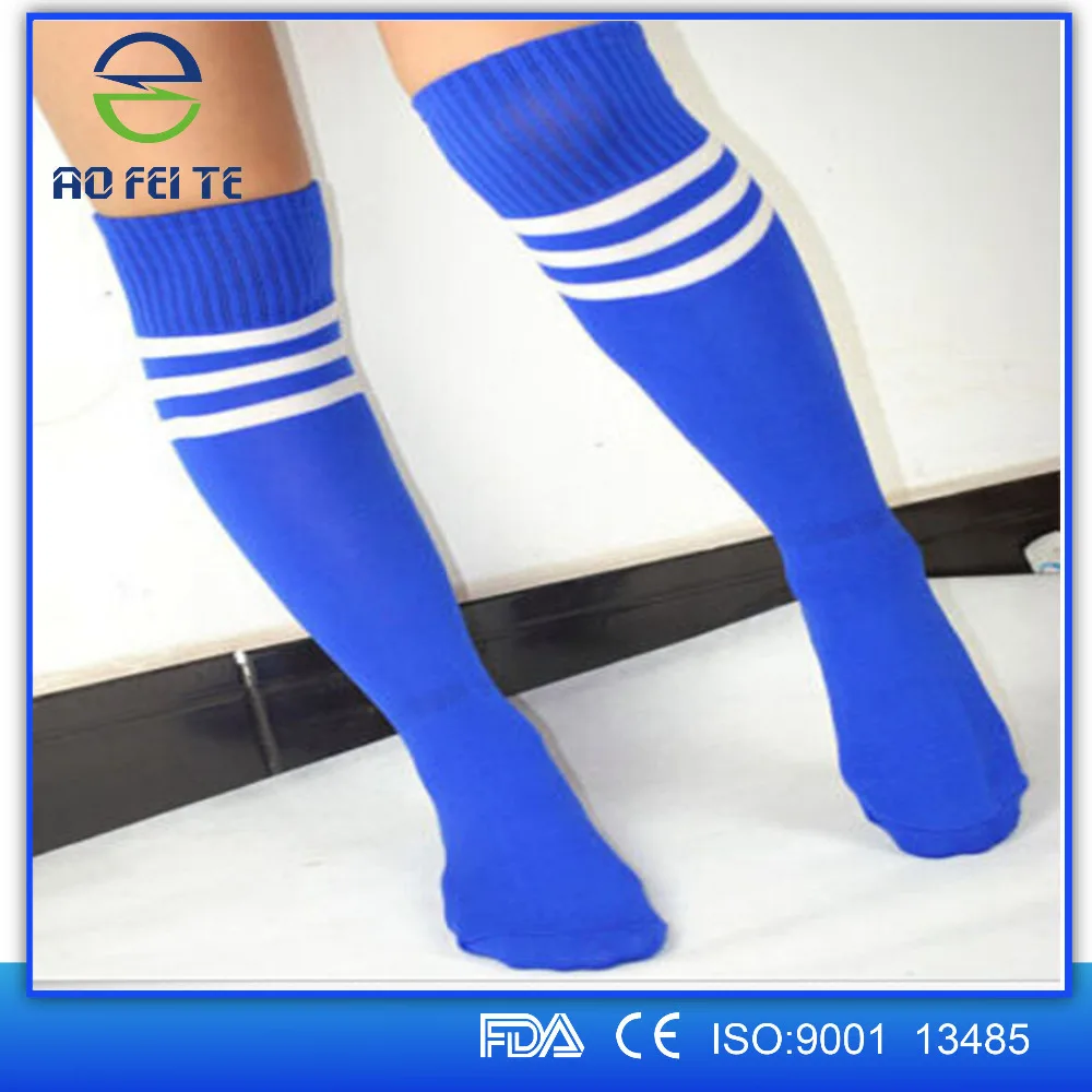 Hot Selling Aofeite Boys Girls Soccer Baseball Hockey Rugby High Socks Cheap Hockey Socks Football Team Socks