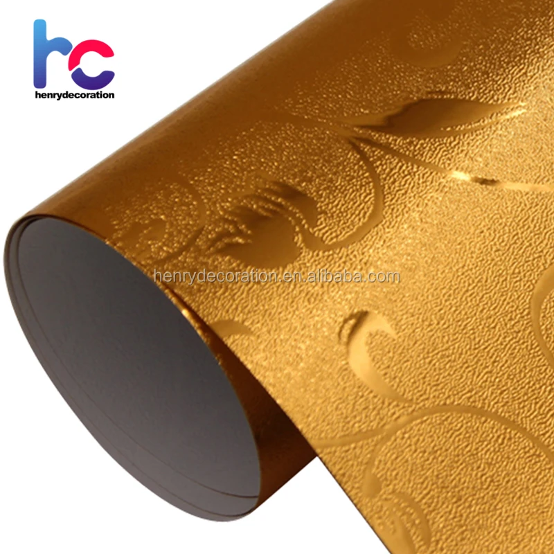 Gold Foil Heat Transfer Aluminum Laminate Film for House Interior Decoration