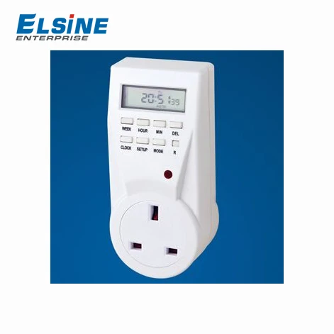 Великобритания Тип 240v 13A ETE-12A часы цифровой таймер