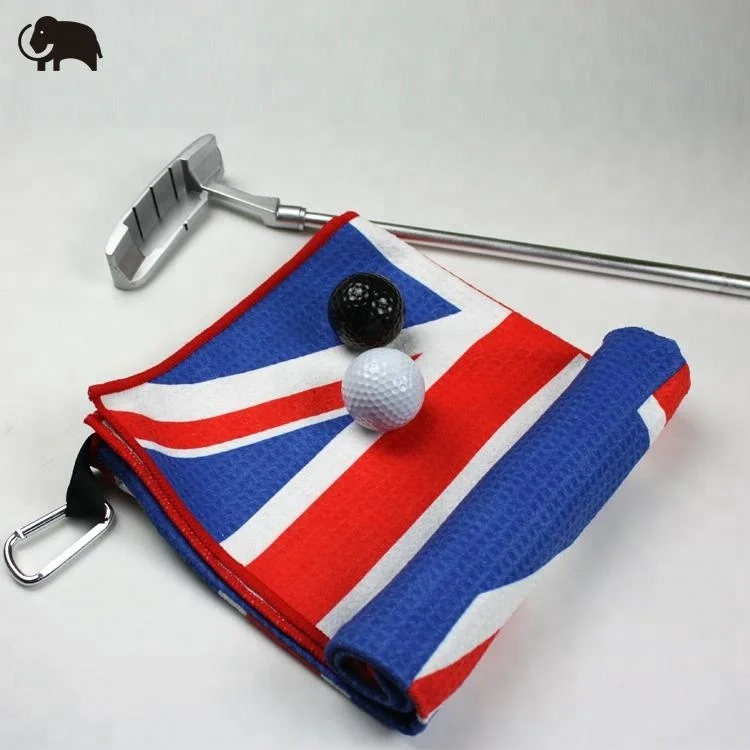 
 Лидер продаж, аксессуары для гольфа, полотенце из микрофибры и вафель  