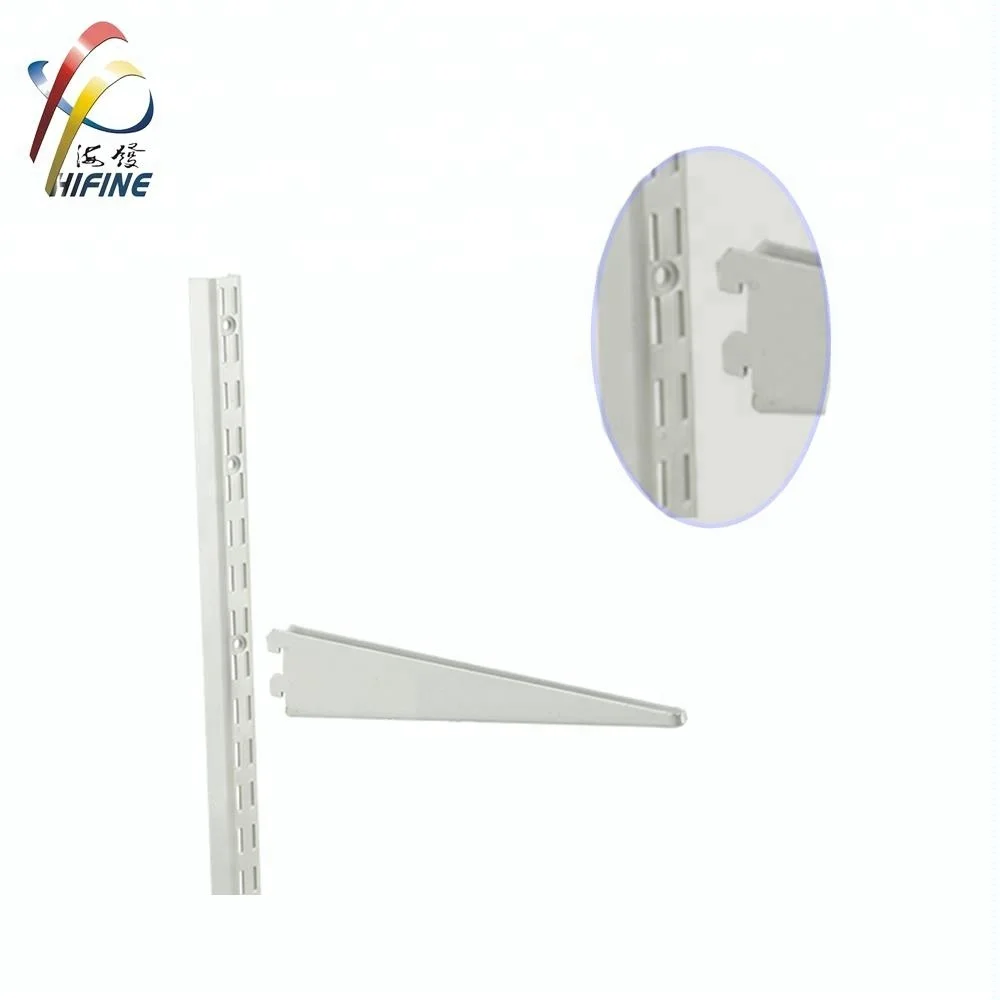 Double Slot Wall Standard Shelf Bracket/Wall Storage System
