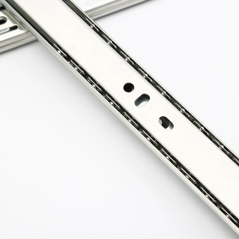 27mm width two fold ball bearing slide rail for drawer