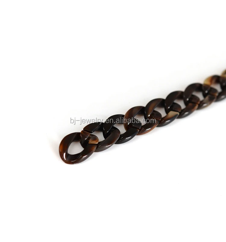 Leopard Plastic Chain Necklace Wholesale Long Chain Women Accessory