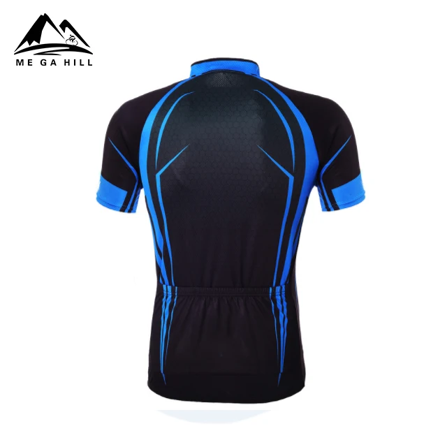 elastic hem short sleeve accept custom cycling jersey China oem clothing uniformes de ciclismo