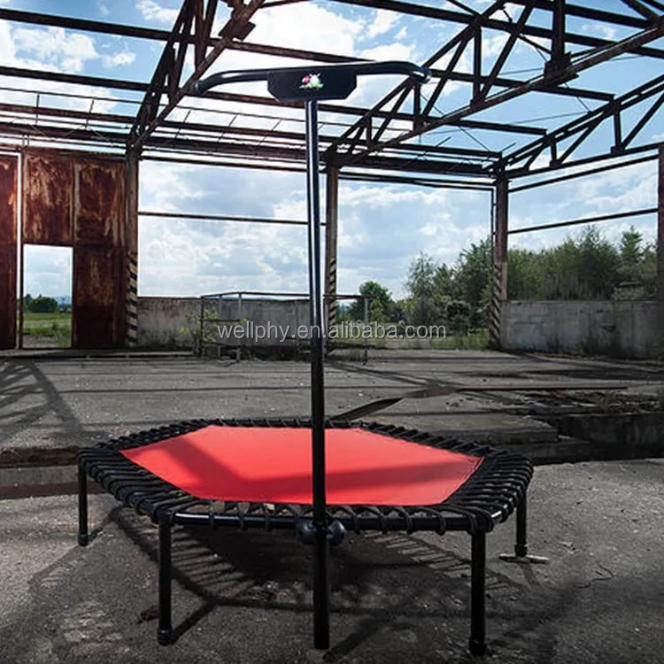 Adult Fitness Commercial Hexagonal trampoline Jump Springfree Trampoline