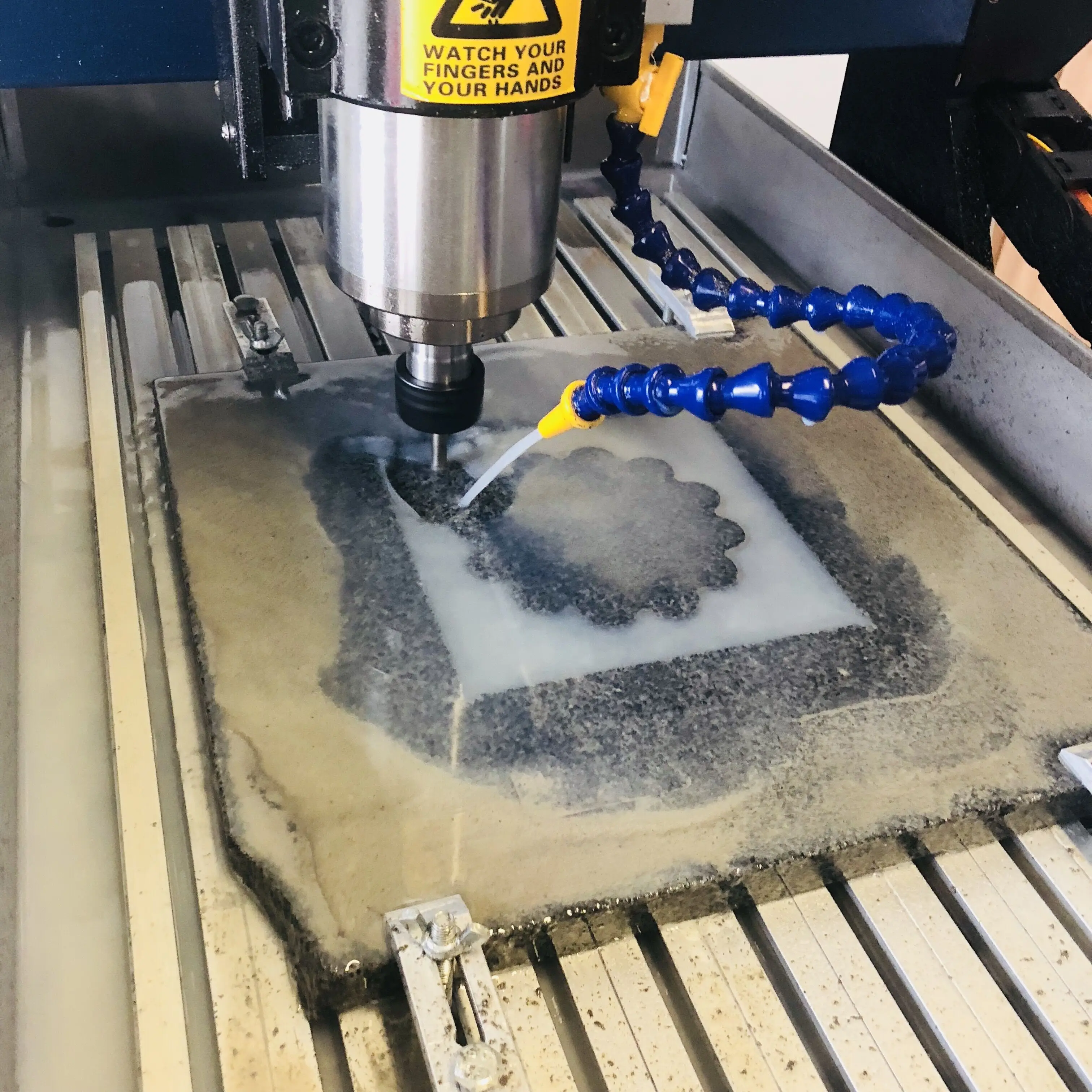 Steel body 4axis 2200W 3040 water cooling spindle Mini desktop  engraving cnc router machine for steel copper aluminum stone