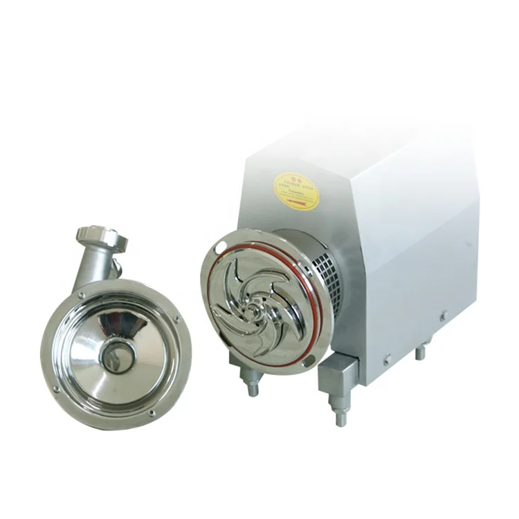 Stainless steel high pressure high volume sanitary milk centrifugal pump for wine beer