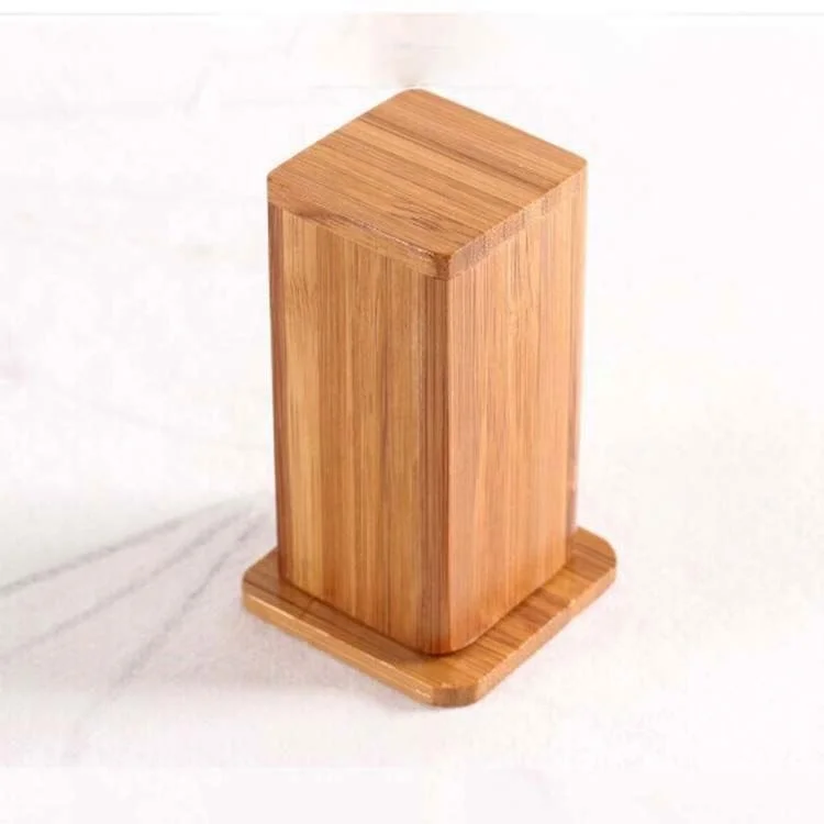 
Made In China novelty personal wooden bamboo toothpick box bamboo toothpick holder 