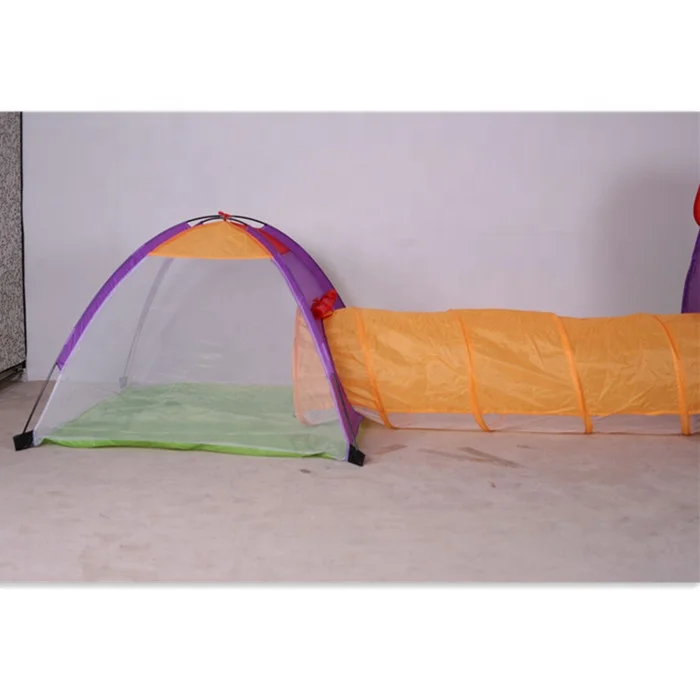 Child Toy Ocean Ball Pool Pop Up Foldable Kids Play House Baby Tent With Tunnel