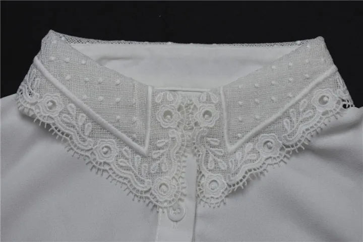 Detachable shirt collar white cotton neck decorative women garment fake collar