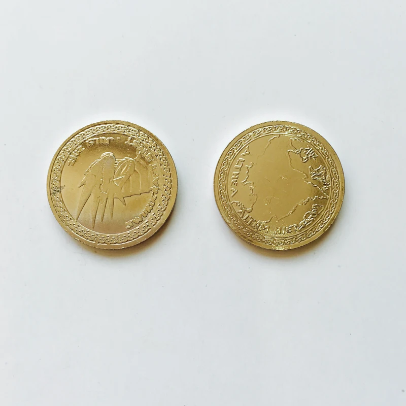 Пластиковая памятная монета на заказ