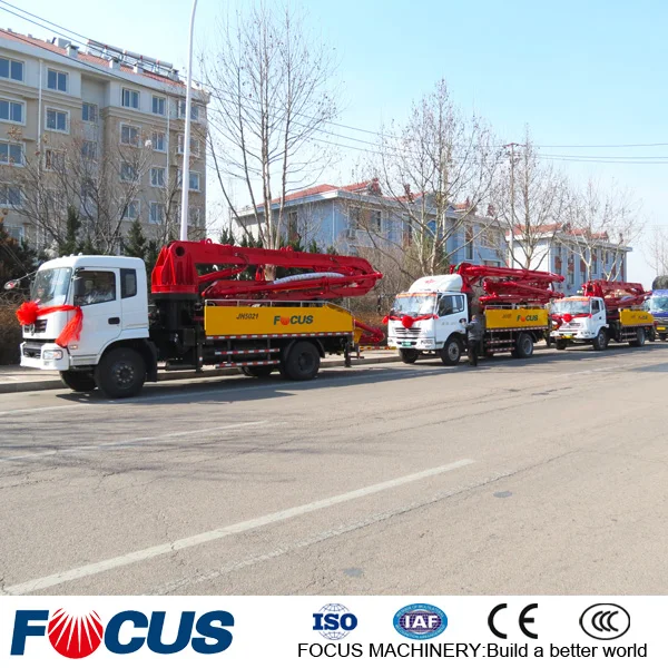18m|21m|24m|28m small pompe a beton sur camion