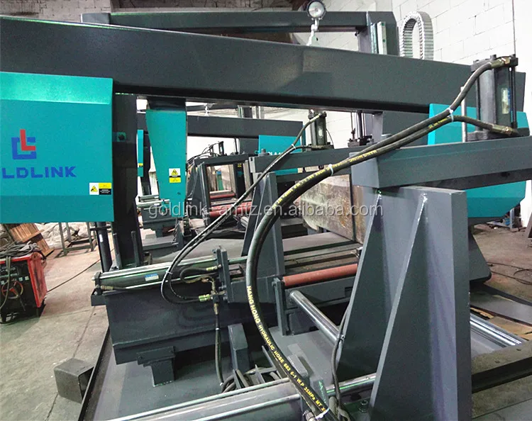 CNC automatic miter angle cut metal cuttiing saw band saw machine