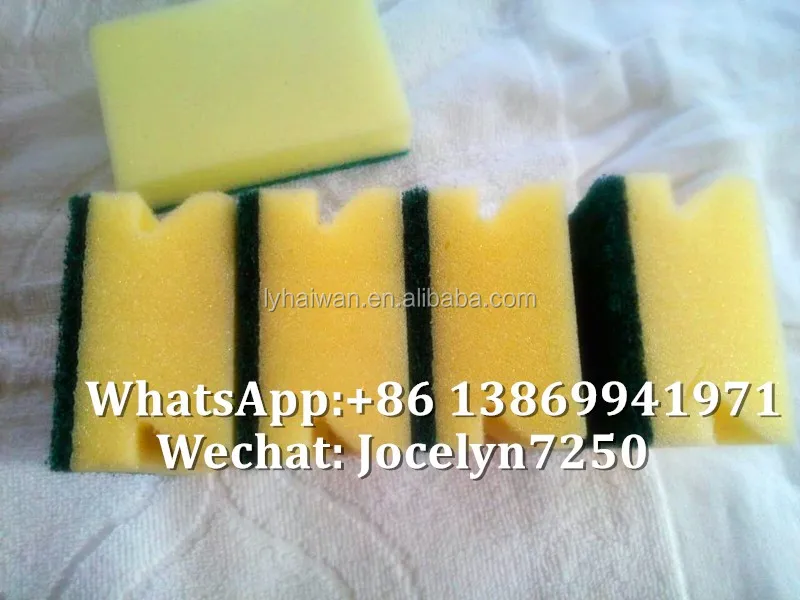 High quality kitchen sponge stainless steel scrubber cleaning balls foam sponges from China manufactory