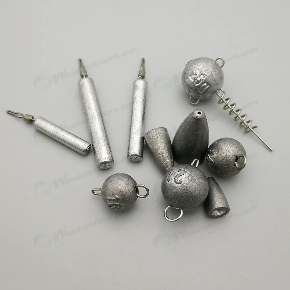 Low price fishing lead weights, lead pesca
