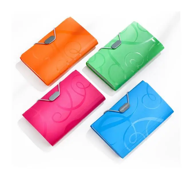 Офисный расширяющийся органайзер для файлов «гармошка» 13 карманов папка-органайзер A6 с 12 этикетками и застежкой-пряжкой