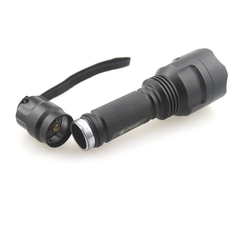 C8 365nm UV Torch Inspection Detection Ultra Violet Flashlight SEOUL 5W 365nm Blacklight for Pets Stain Detector (1x18650)