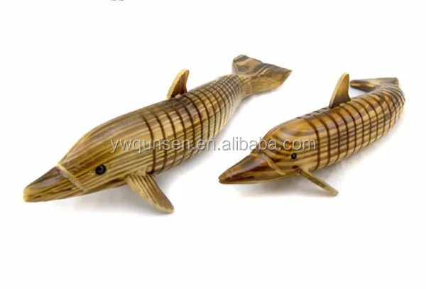 wholesale decorative nautical dolphin wood carving