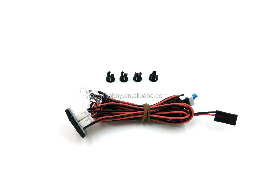 RC Car Truck 4 LEDs Head & Tail White & Red Light for Drift car,Mini savge,Rock Crawler