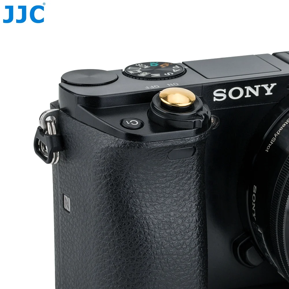 JJC 3M Adhesive Stickers Soft Shutter Release Button for Panasonic DC-G100 G110, Fuji XT1 XT100 X70 etc