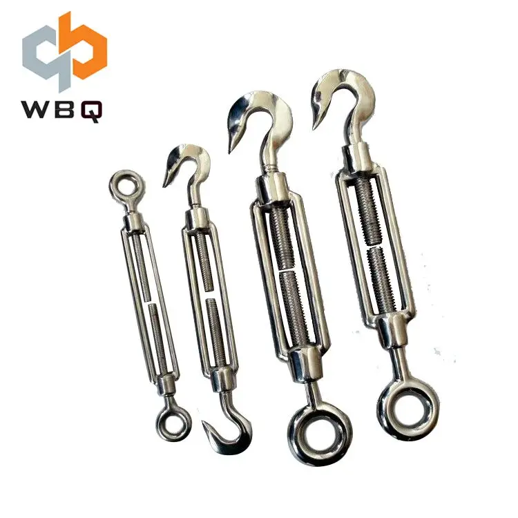 Din 1478 Pipe Body Type Double Hook Carbon Steel Turnbuckle