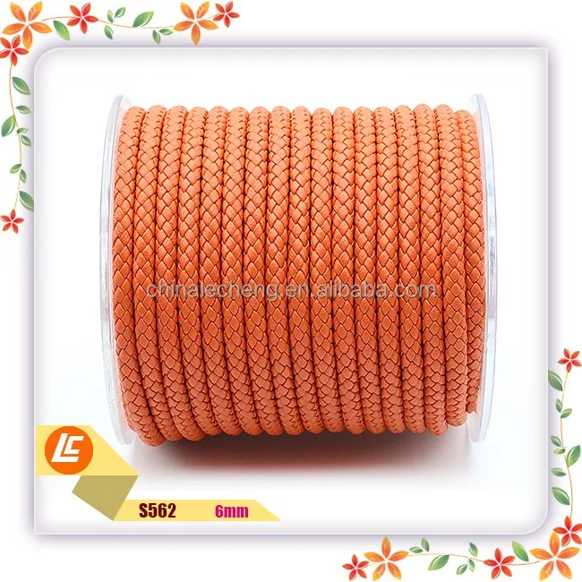 
Wholesale All Sizes and Colors Round Leather Cord for Jewelry Necklace Bracelets 