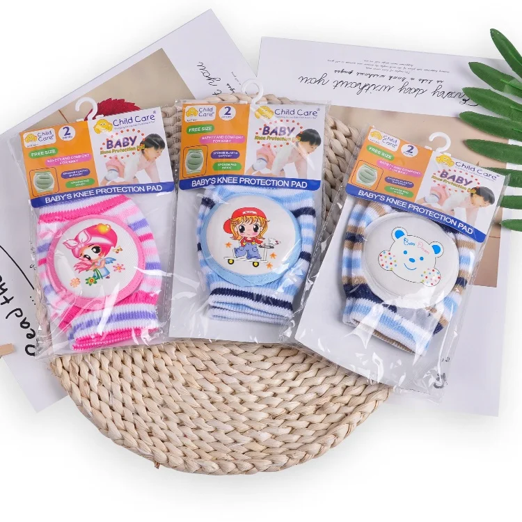 Горячая Распродажа, цена со скидкой, удобные мягкие тканевые Детские наколенники для ползания