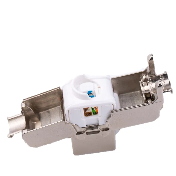 Top Quality Internet Cable Assembly Manufacturers 8P8C FTP RJ45 Cat6 Keystone Jack