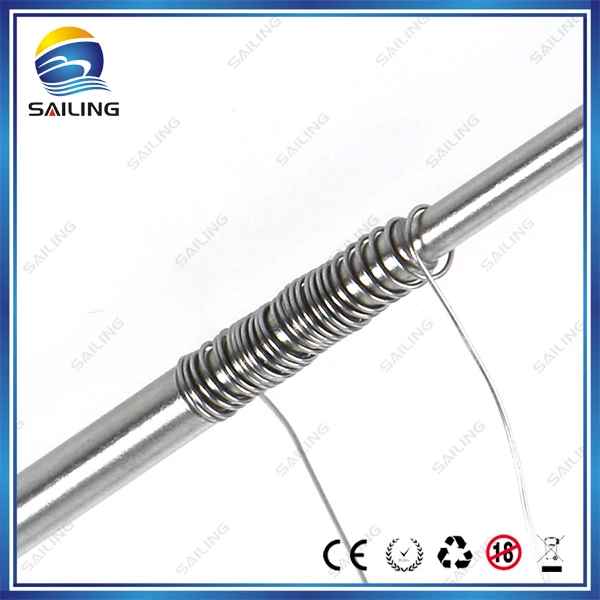 Мормышка из нержавеющей стали для самостоятельной сборки, легко обмотка катушки руками