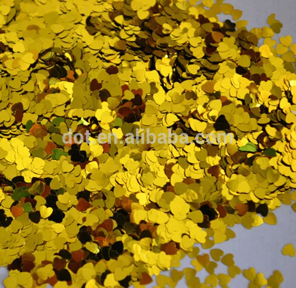 Медная шестиугольная PET блестящая пудра