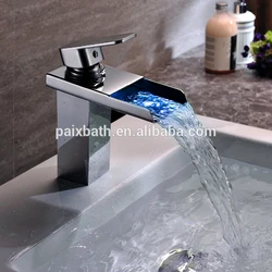 High Quality single handle stainless steel led sink bathroom faucet With China Cheap Price