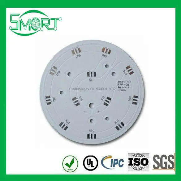 Smart Electronics Customized Metal clad printed Circuit Board, with High Thermal Conductivity, Aluminum PCB
