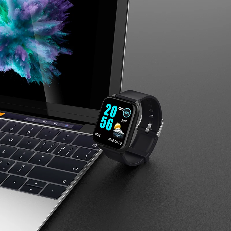 Z02 PPG Smartwatch, 2019 New IP67 Waterproof Sport Fitness Smart Watch With Heart Rate Monitor Blood Pressue for Samsung iPhone