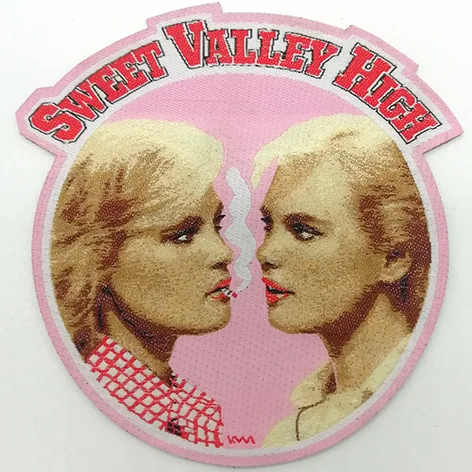 Flag Label High Density Custom Iron On Patches Woven Vintage Ed Parker Kenpo Karate Martial Arts Center Jacket Gi Patch Crest