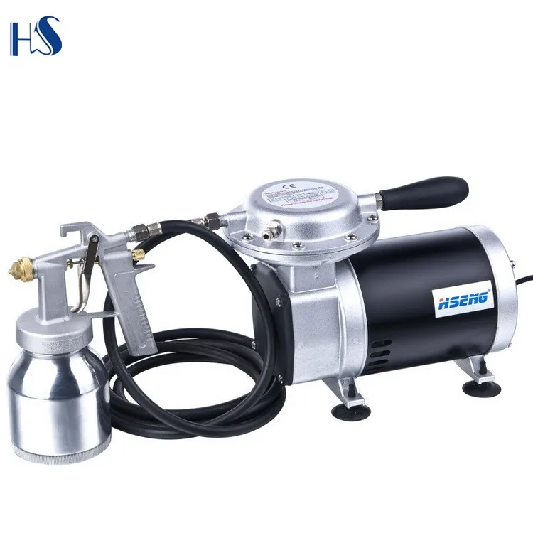 
 AS09K-1 портативный воздушный компрессор membrance с комплектами распылителей  