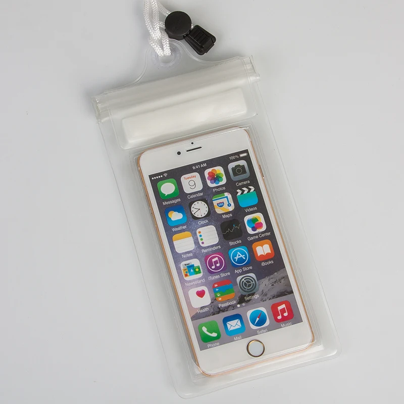 Mobile Phone Waterproof Bag Transparent Protective Case Touch Screen Universal Swimming Waterproof Bag