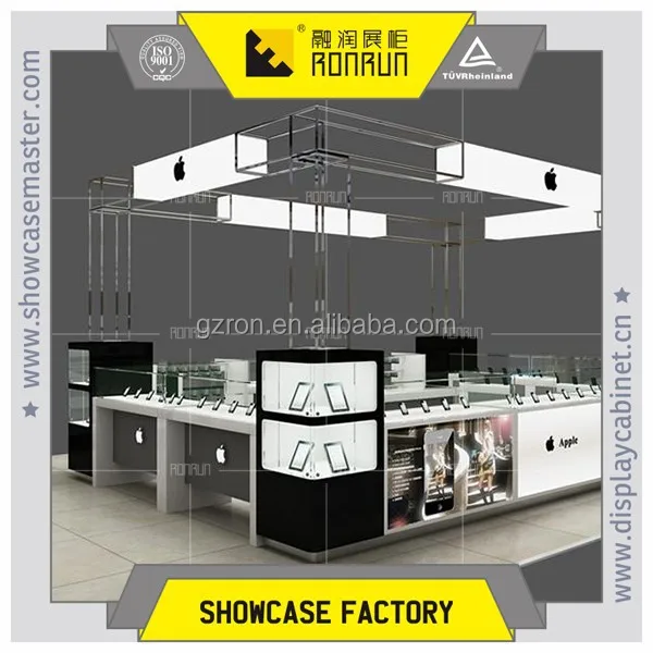 Competitive price and good looking electronic products display counter for mall kiosk