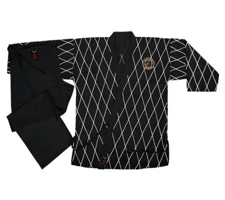 10 OZ HAPKIDO BLACK UNIFORM IN 100% COTTON SIZES 00000 TO 8
