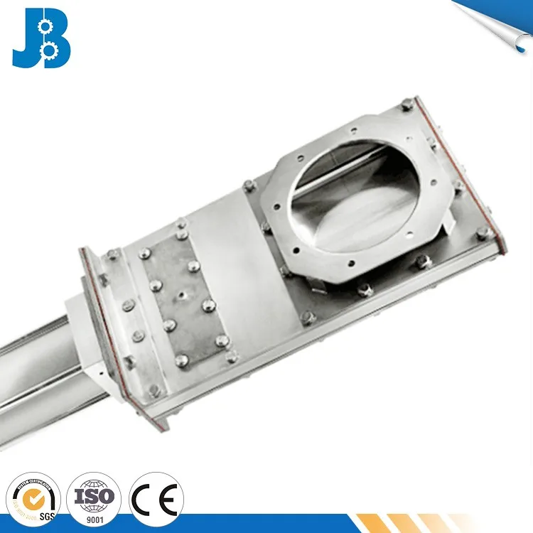 304 stainless steel pneumatic slide gate valve
