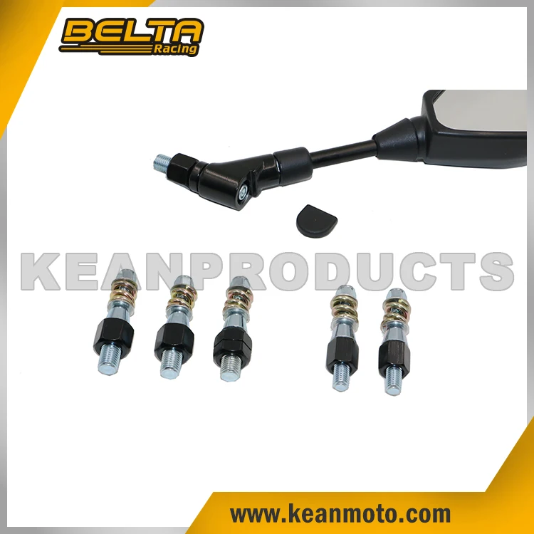 
Black Rear Mirrors Back Mirrors In PP & Steel Rod With E-Mark Certification For MT-07 / MT-09 KMT-107 