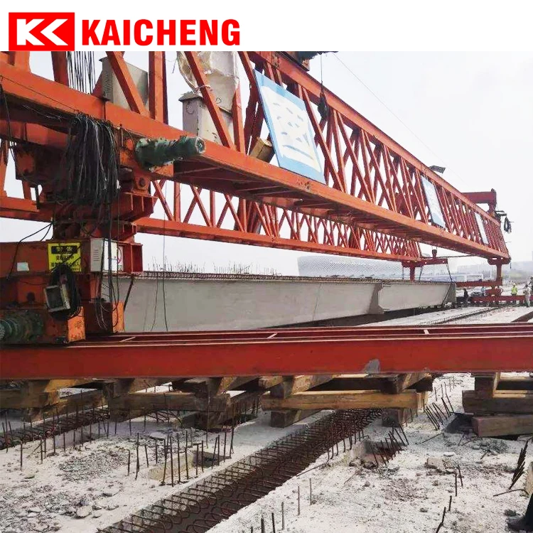 Professional, fast and cordial after-sale service railway girder launcher bridge grider erection equipment