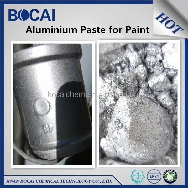 fine particle size metallic silk aluminium paste for industrial and decorative paint, silver color aluminium pigment for ink
