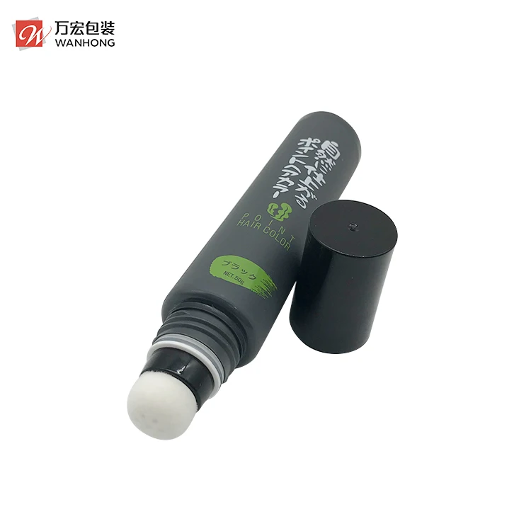 New Arrivakl Plastic Cosmetic Small Tube Packaging With Sponge Liquid Applicator