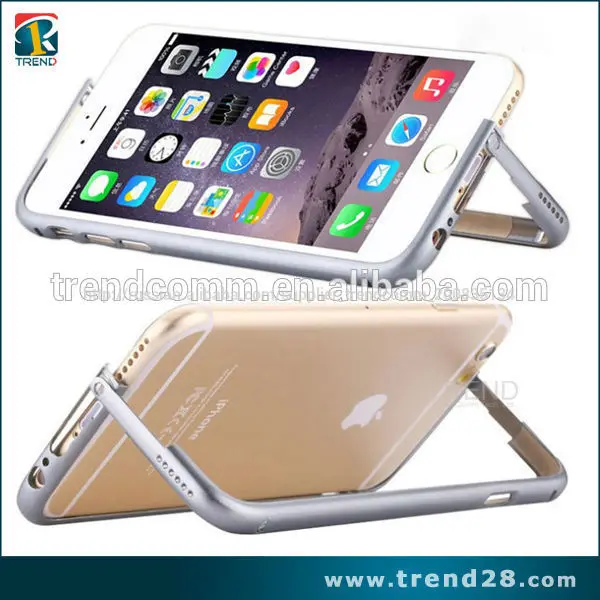 роскоши бампер металл алюминиевого трудный случай крышки для iphone 6 плюс