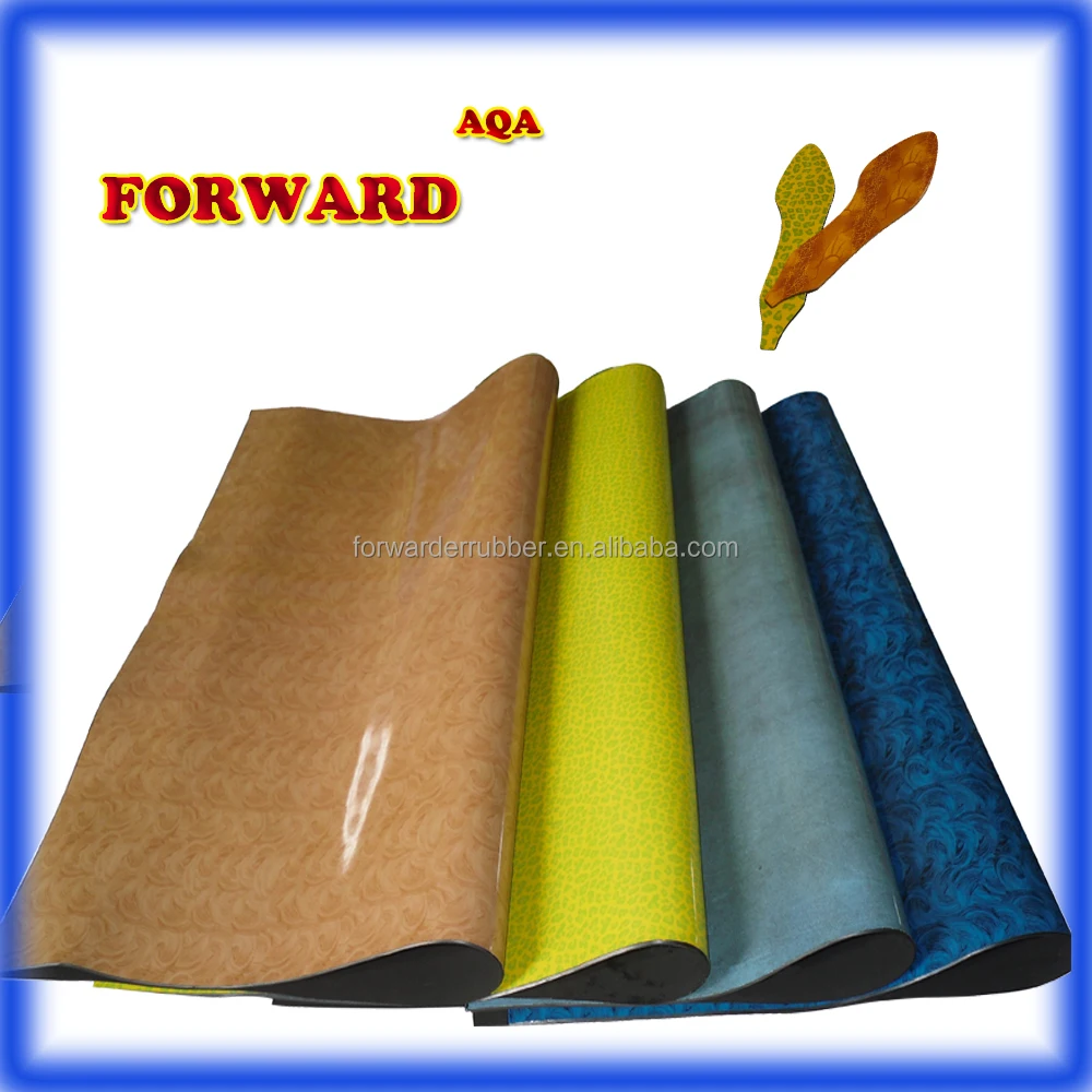 producer high quality rubber outsole sheet rubber sheet from wenzhou