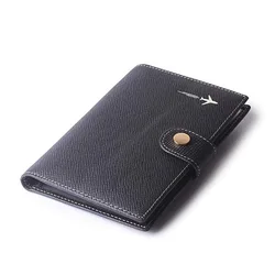 RFID Genuine Leather Passport Holder Wallet Man/Woman Card Holder For Passport