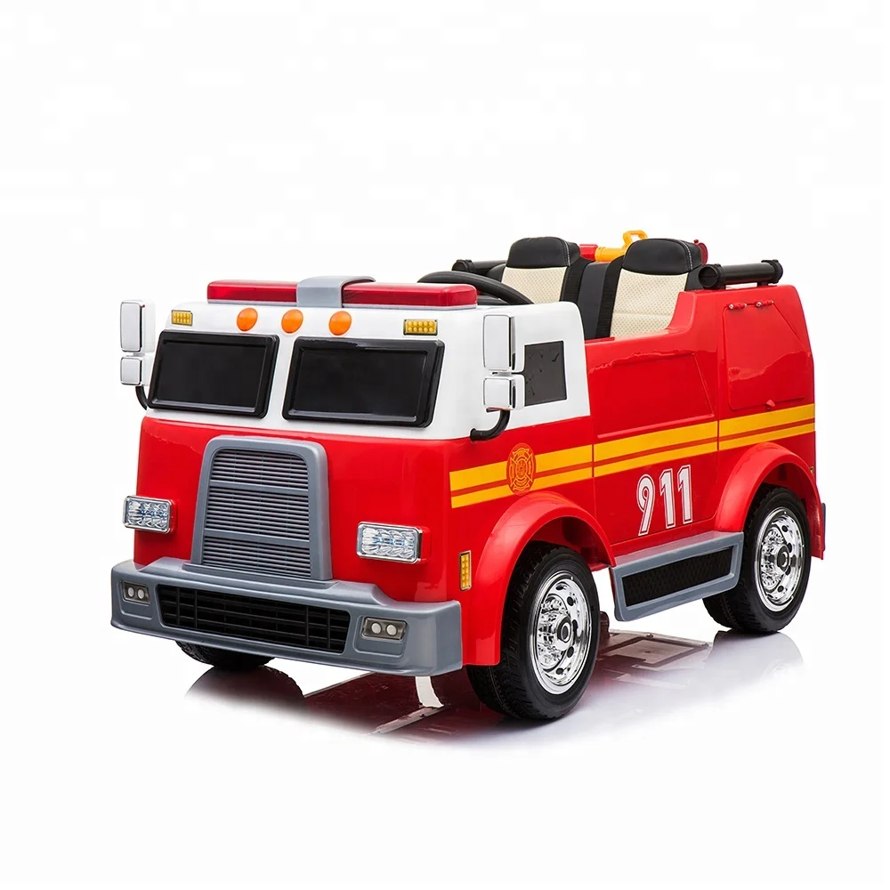 Factory New Design LL911 Fire Truck car for baby ride on electric kids car